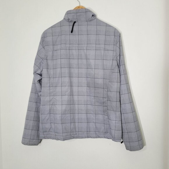 Black Mountain | Plaid Lightweight Hiking Jacket Gray Purple XXL - Picture 7 of 11